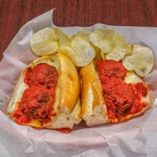 Homemade Meatball Sub.