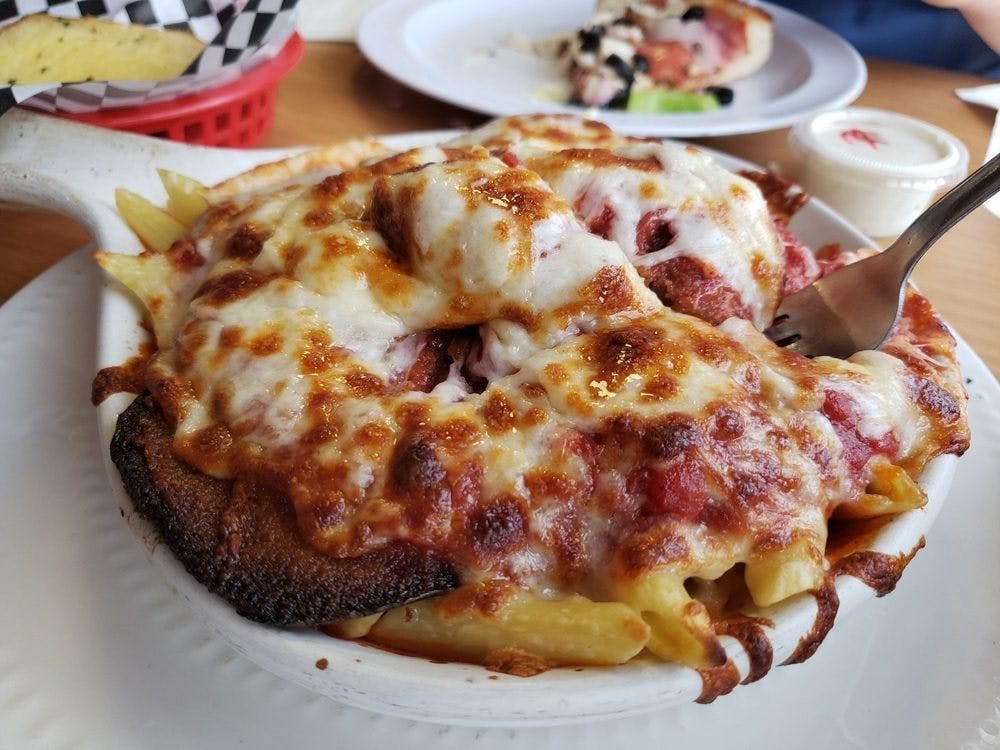 Eggplant Parmigiana.