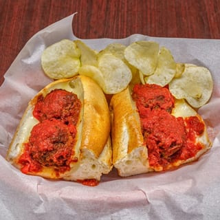 Homemade Meatballs Sub
