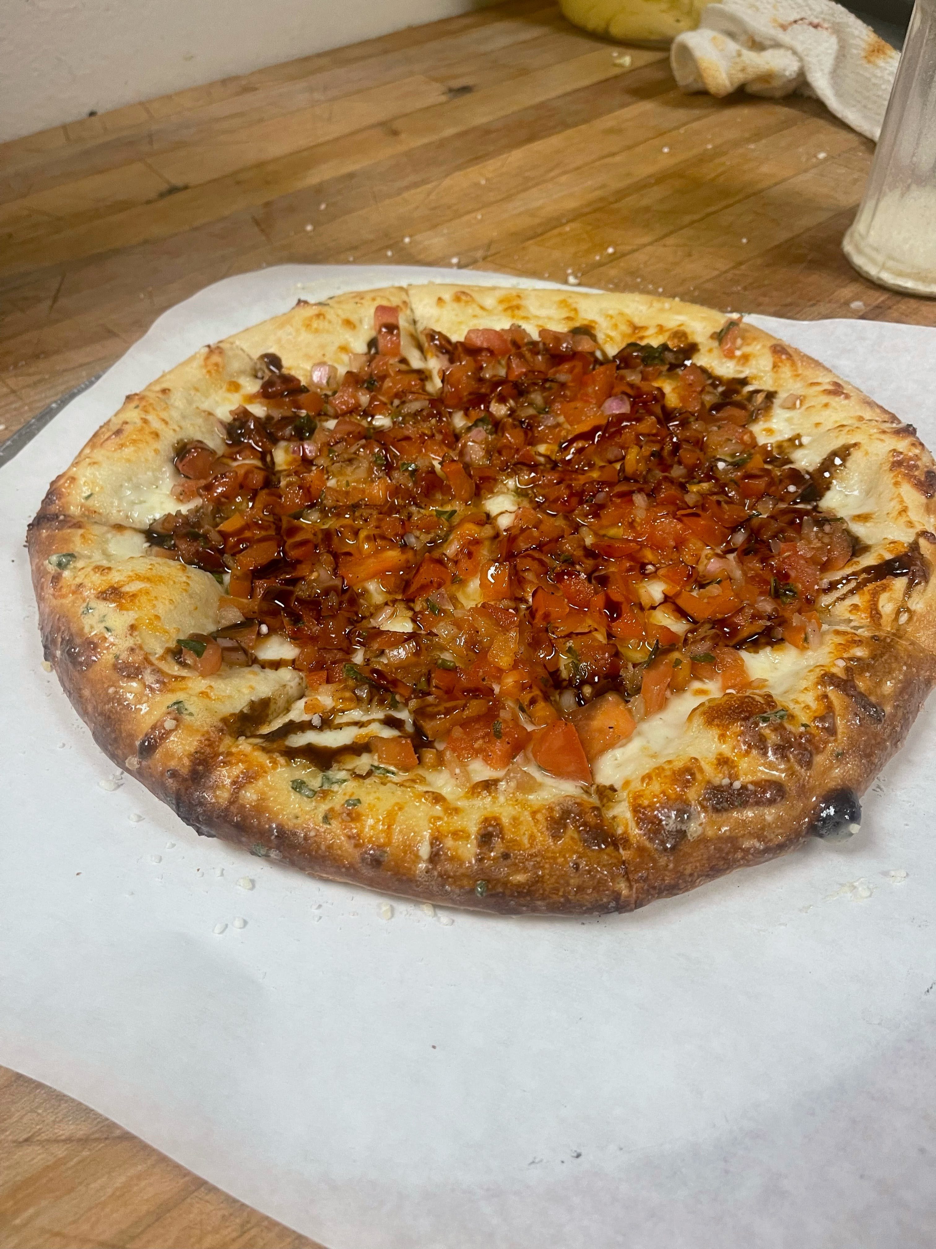 Bruschetta Pizza.