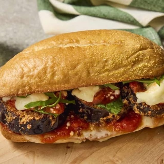 Eggplant Parmesan Sub.